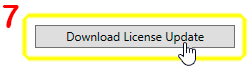 Options: License. Step 7